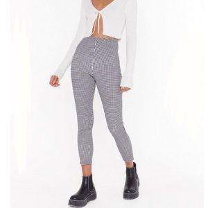 Nasty Gal Houndstooth pants